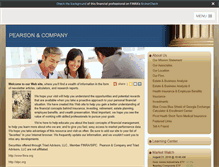 Tablet Screenshot of pearsonandcompany.net